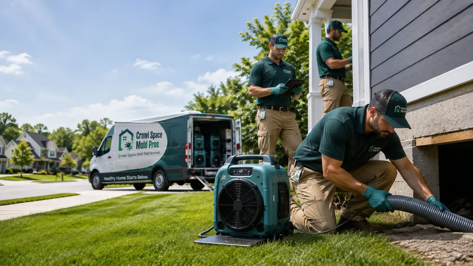 Crawl Space Mold Removal in Jenner, CA